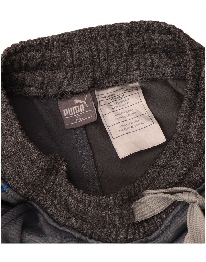 Puma Pantalones de chándal gráficos para niños 7-8 años Pequeño Gris Poliéster