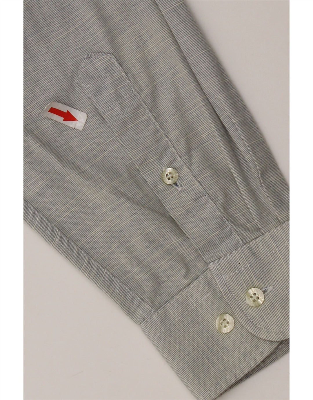 Camisa Lacoste Hombre Talla 39 Algodón Gris Medio