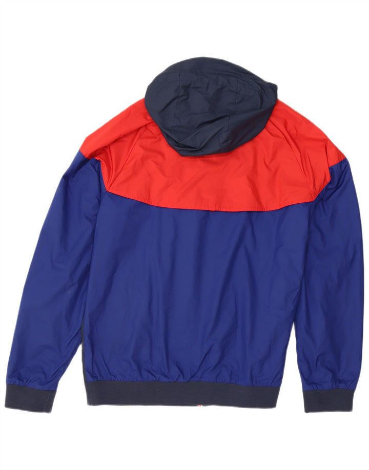 Nike - Chaqueta de chándal con capucha para hombre, talla grande, color azul marino, poliéster