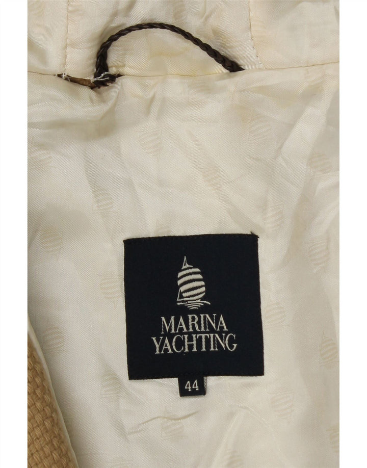 Abrigo con capucha para mujer Marina Yachting IT 44 Medium Beige