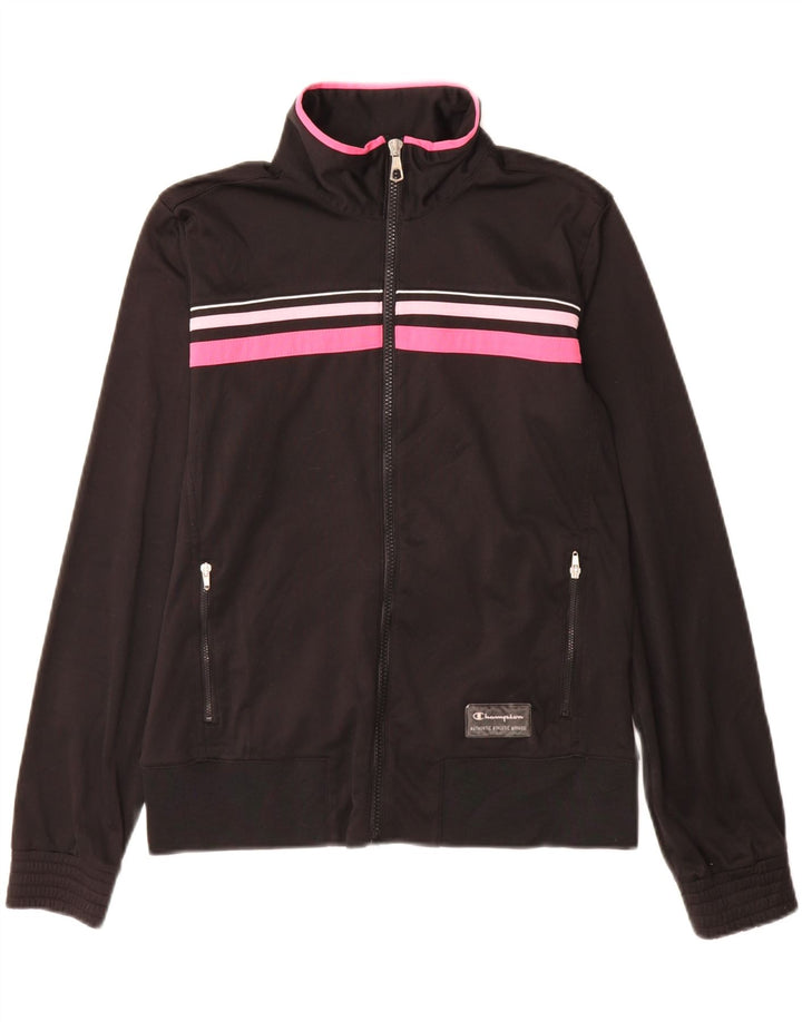 Champion Heritage Fit - Chaqueta de chándal para mujer, talla 40, talla M, color negro