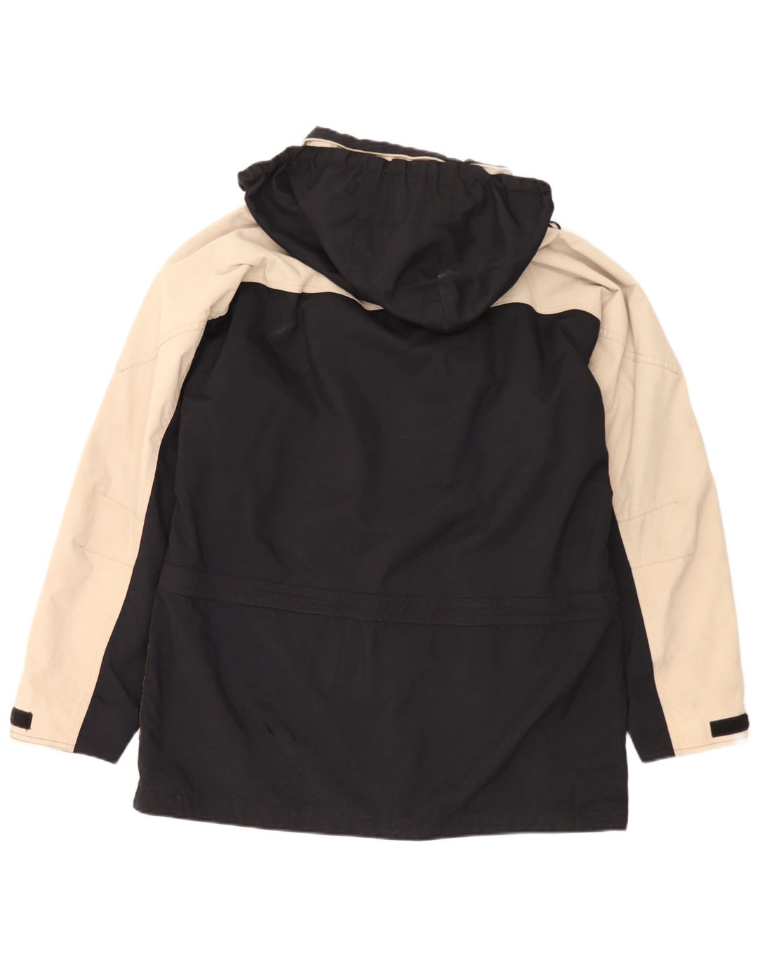 Camel Active Chaqueta cortavientos con capucha para hombre UK 38 Medium Black Colourblock