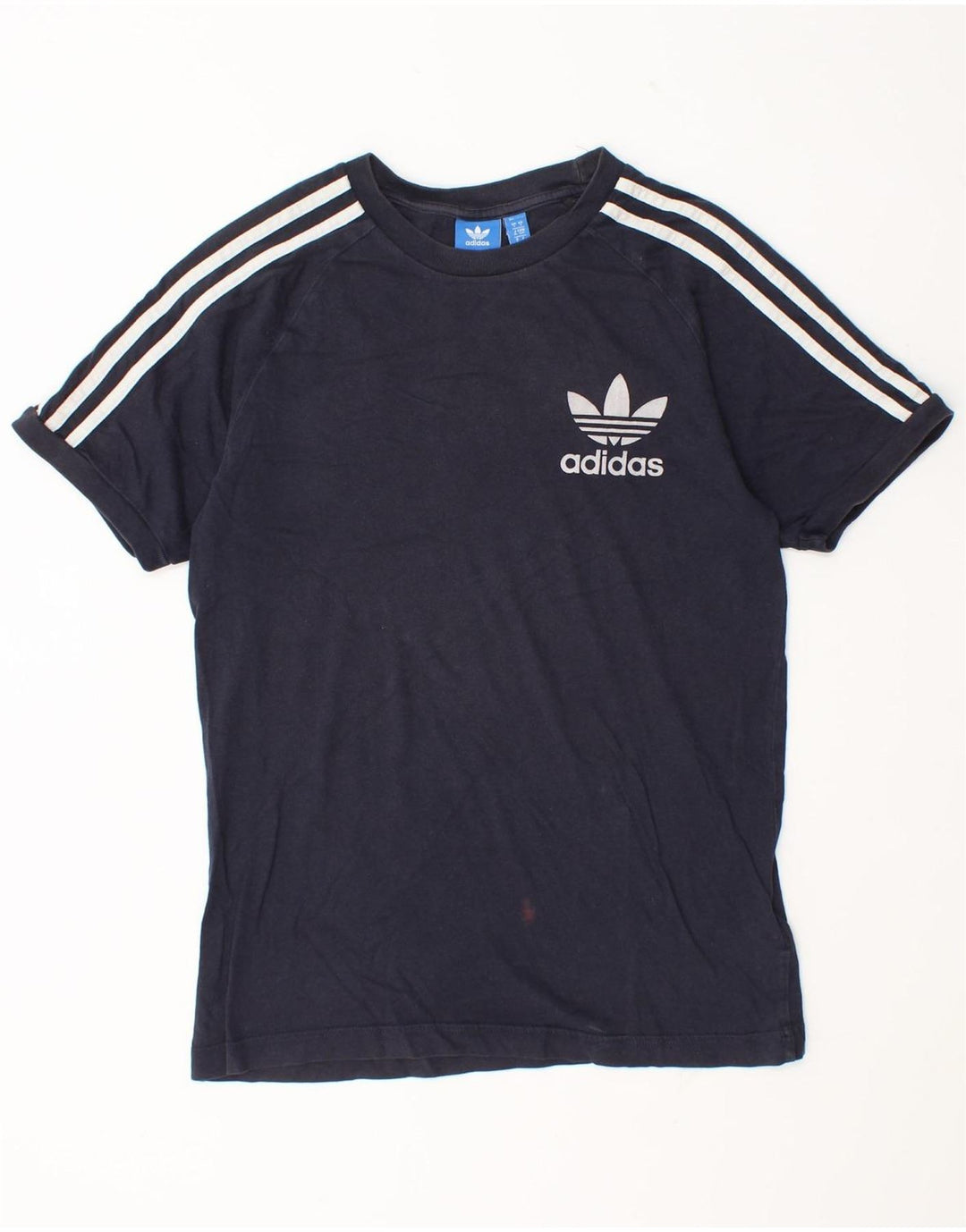 Adidas Hombre Camiseta Top Small Azul Marino Algodón