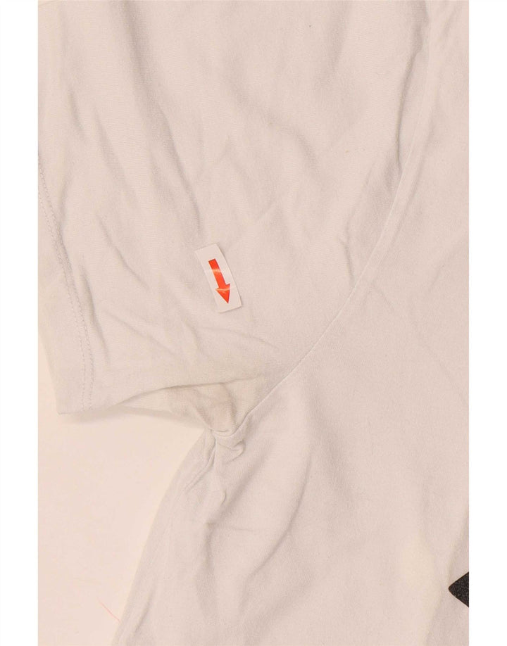 Levi's Hombre 501 Graphic Camiseta Top Algodón Blanco Mediano