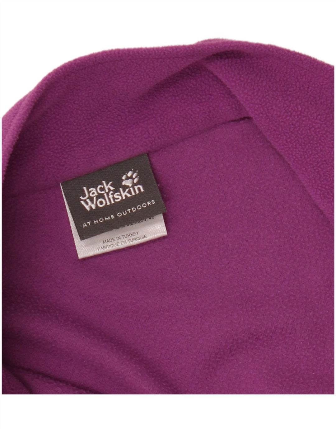 JACK WOLFSKIN Jersey de Forro Polar con Cremallera y Cuello para Mujer UK 40/20 XL Poliéster Morado