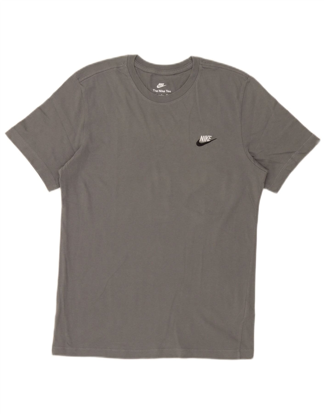 Camiseta Nike Hombre Top Small Gris Algodón