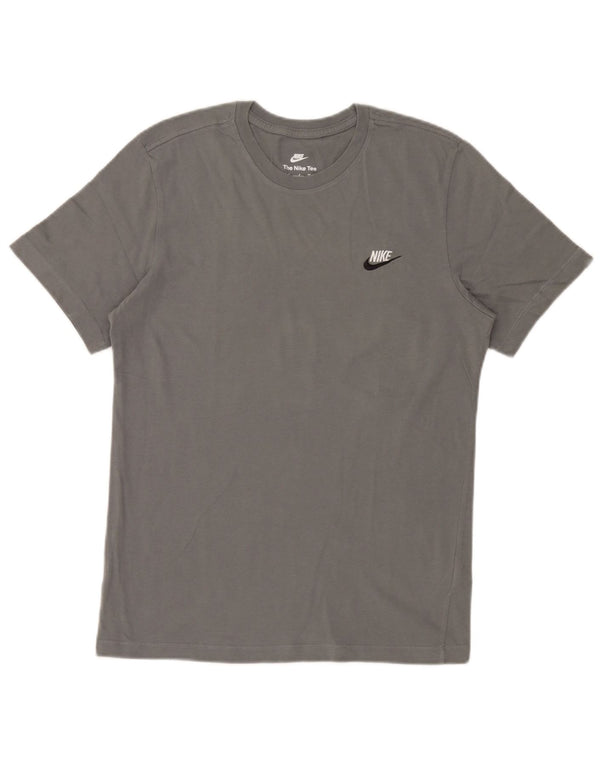 Camiseta Nike Hombre Top Small Gris Algodón