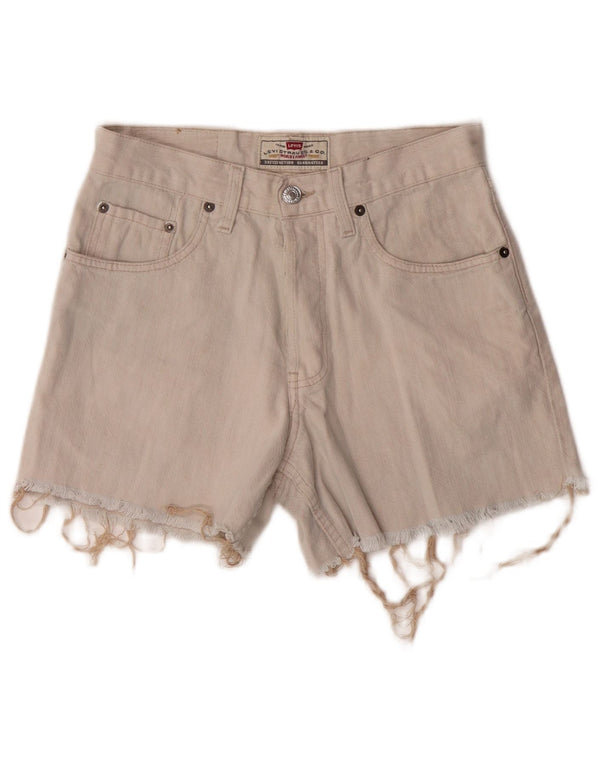 Shorts Vaqueros Levi's Mujer W29 Medium Off White