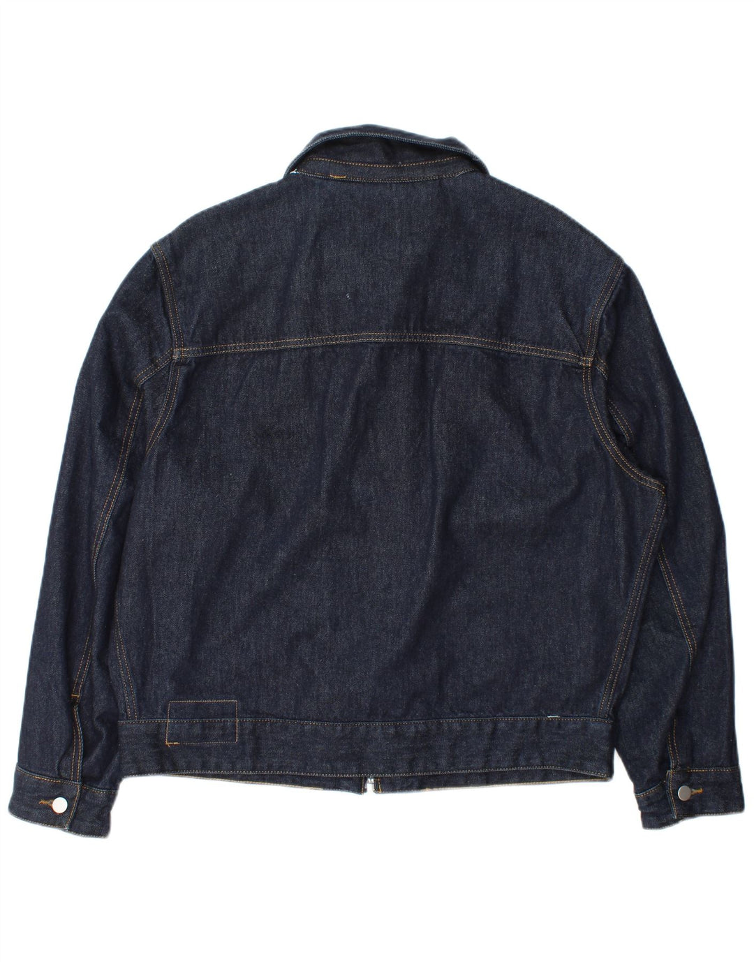 Zara Chaqueta Vaquera Hombre UK 42 XL Azul Marino Poliéster