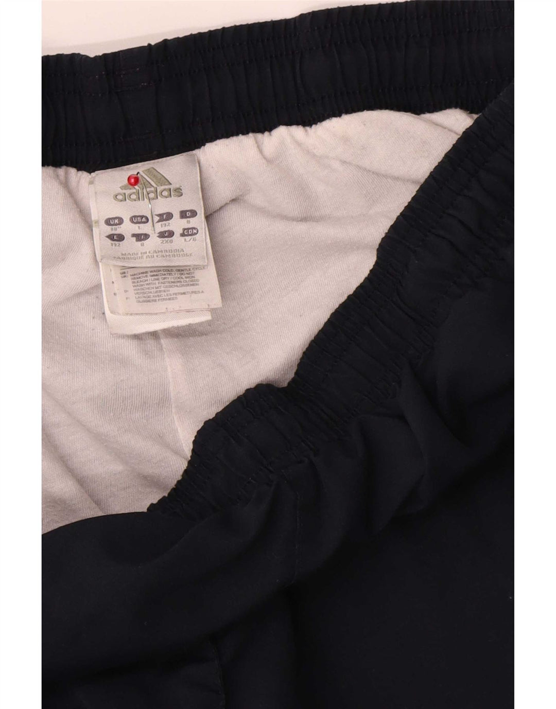 Adidas Hombre Pantalones De Chándal Joggers Grande Azul Marino Poliéster