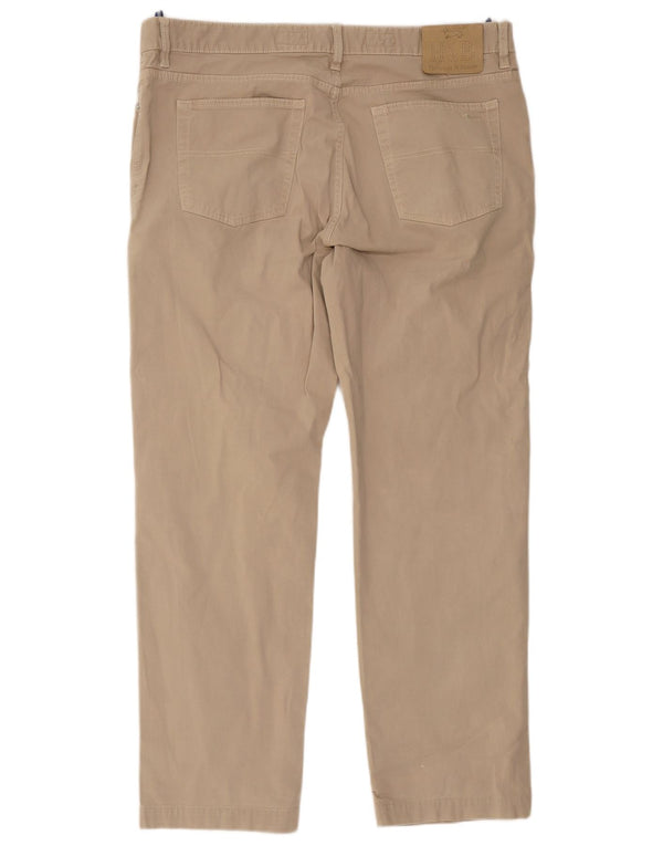 Harmont & Blaine Pantalones informales rectos para hombre W40 L30 Beige