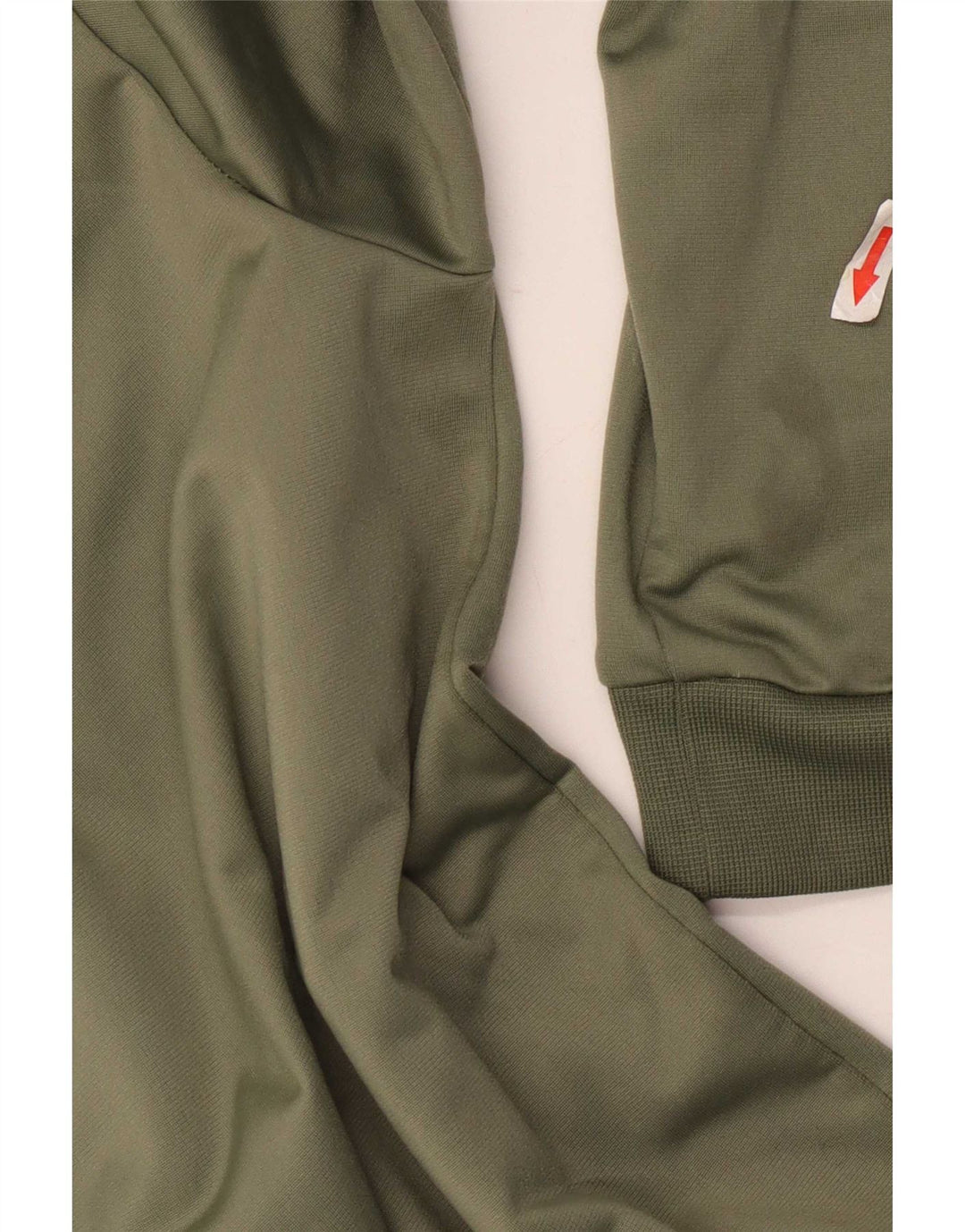 Adidas Hombre Chándal Top Chaqueta Pequeña Caqui Poliéster