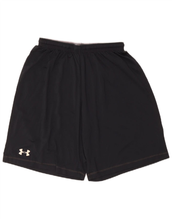 UNDER ARMOUR Pantalones cortos deportivos Heat Gear para hombre, mediano, negro