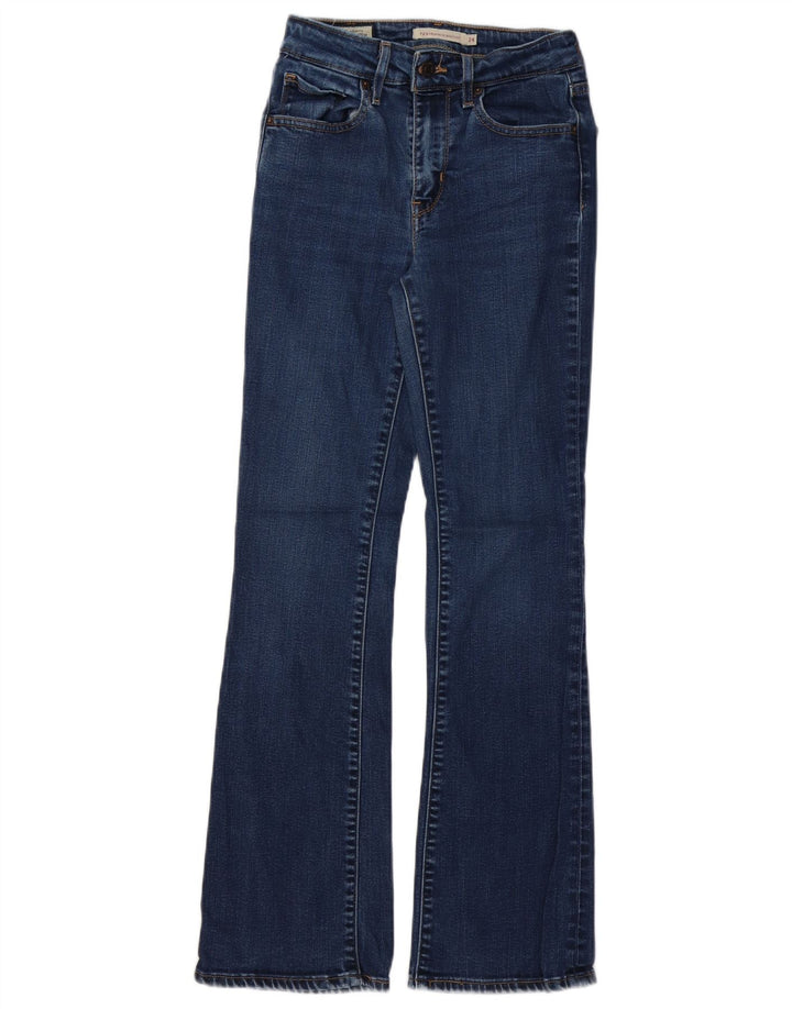 LEVI'S Vaqueros Bootcut De Tiro Alto Para Mujer W24 L30 Lyocell Azul