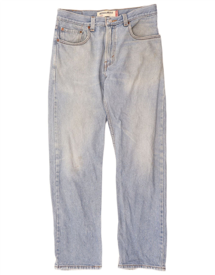 Levi's Vaqueros rectos de corte regular 505 para hombre W32 L32 Algodón azul