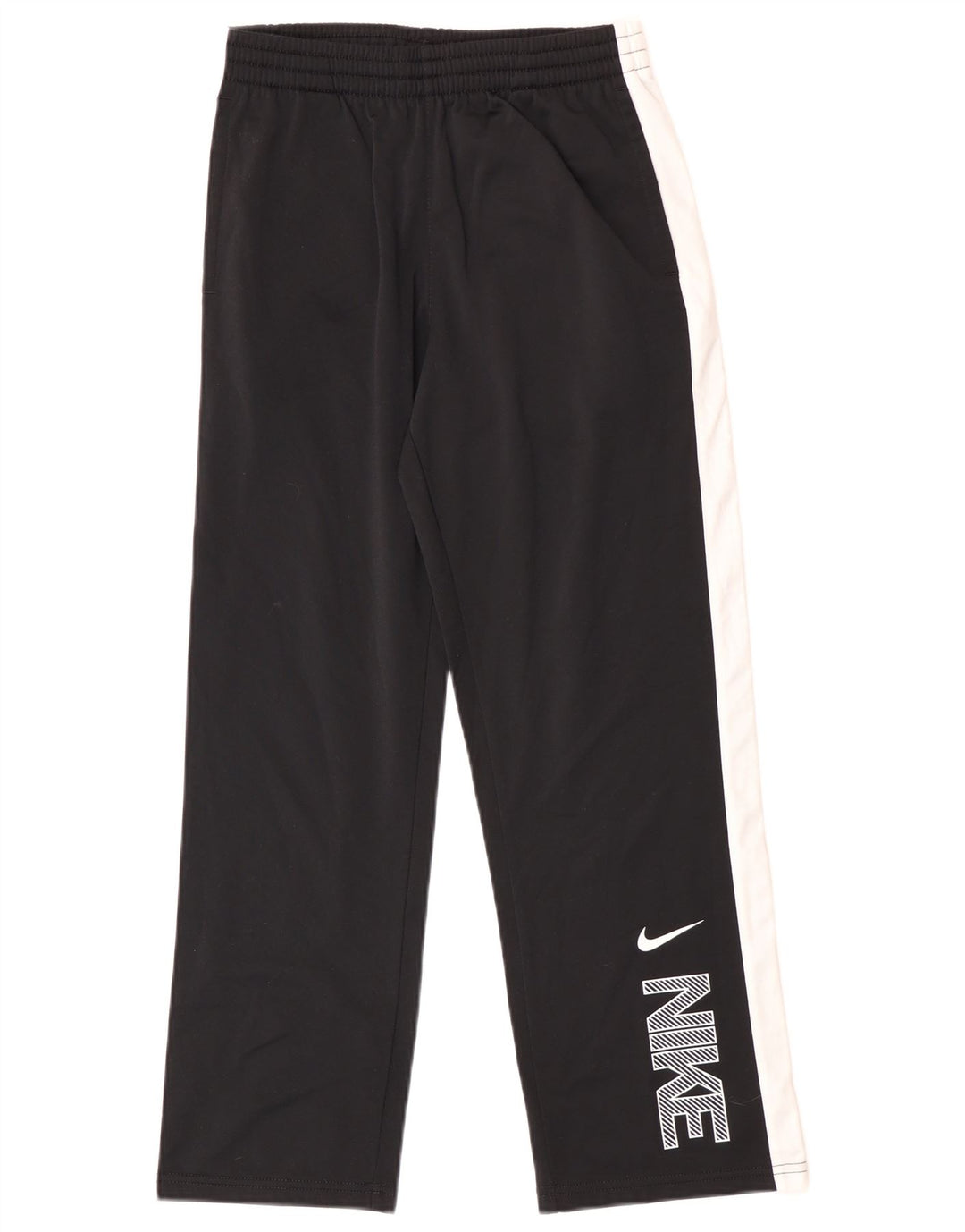Nike Pantalones de chándal gráficos para niños 10-11 años Mediano Negro Colorblock