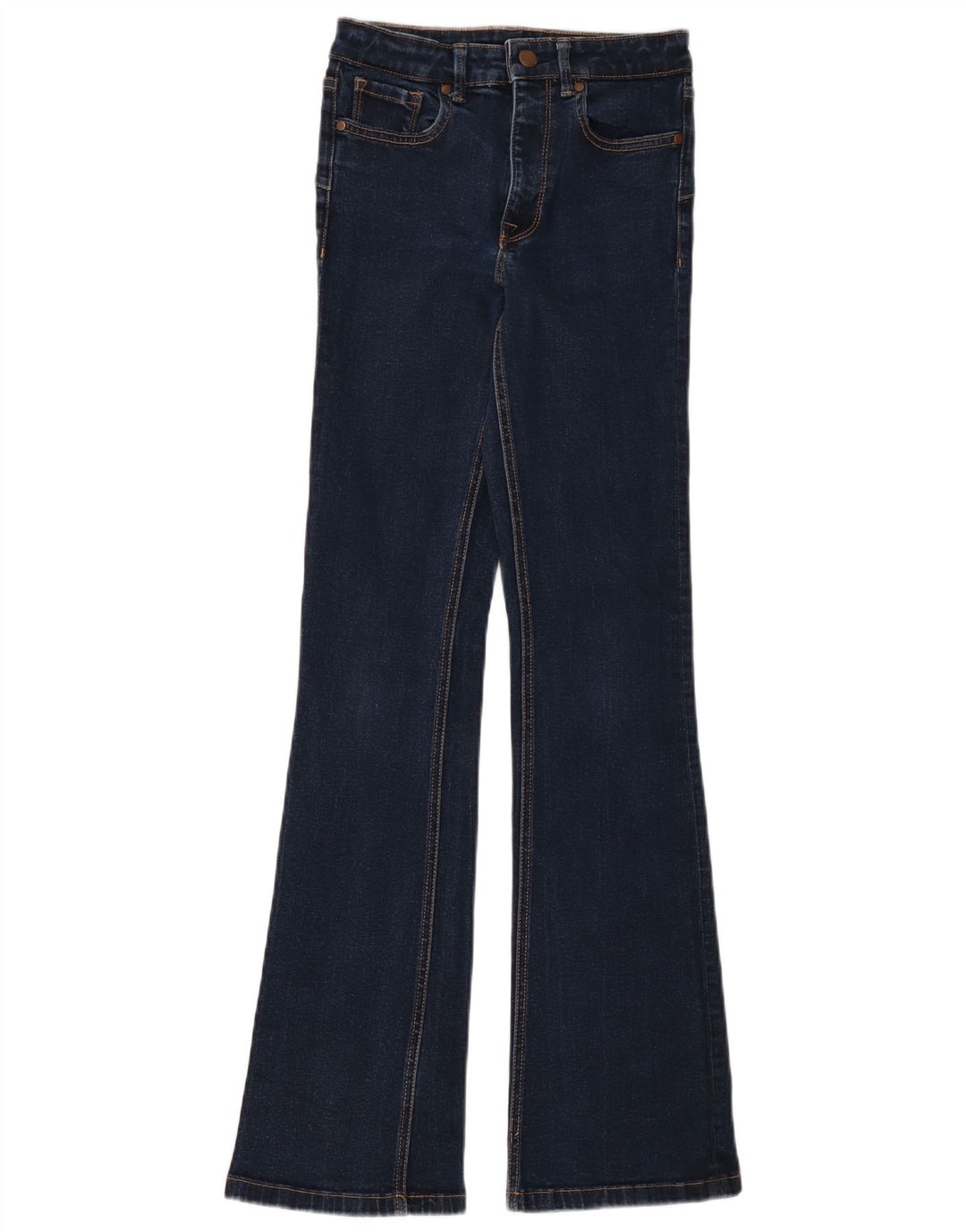 Zara Vaqueros Acampanados Mujer EU 34 2XS W24 L32 Azul Marino