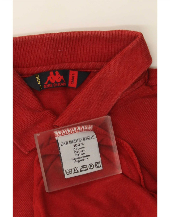 Kappa Polo Hombre Small Rojo Algodón