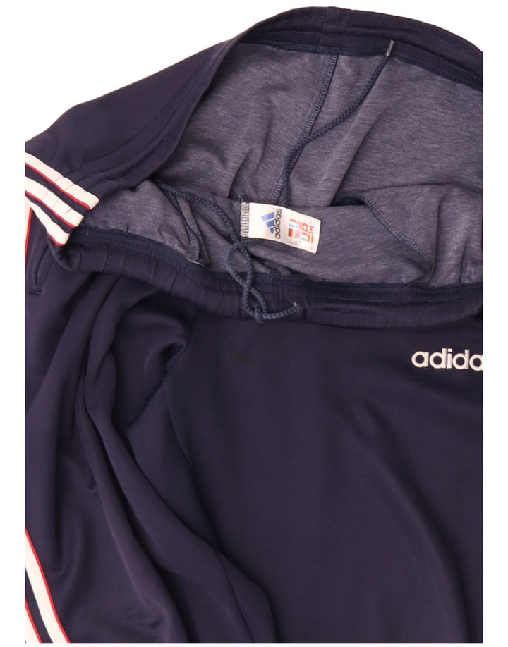 ADIDAS Pantalones de chándal para hombre Joggers UK 44/46 Large Azul marino Poliéster