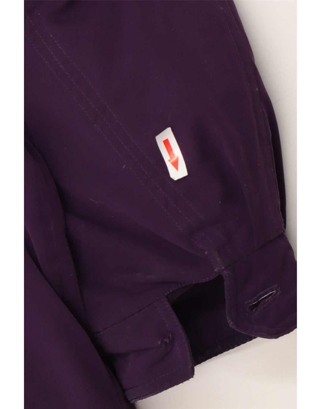 Vintage mujer abrigo acolchado de gran tamaño EU 46 XL poliéster púrpura