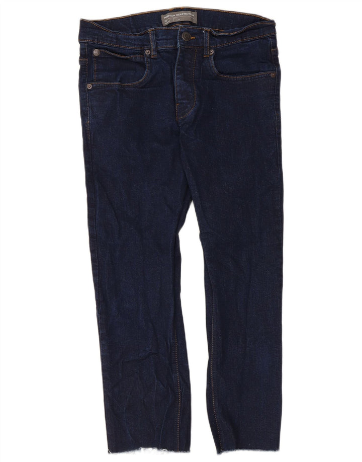 French Connection Vaqueros ajustados para hombre W32 L24 Algodón azul marino