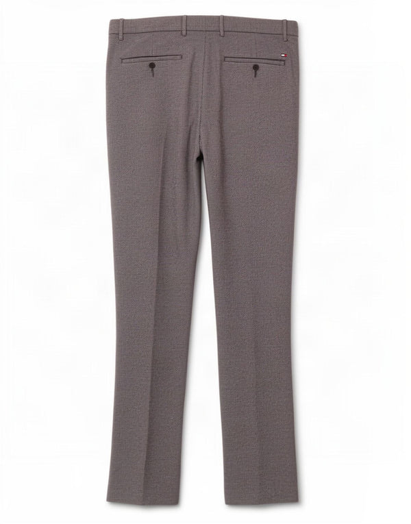 Tommy Hilfiger Pantalones chinos ajustados para hombre W32 L32 Poliéster azul marino