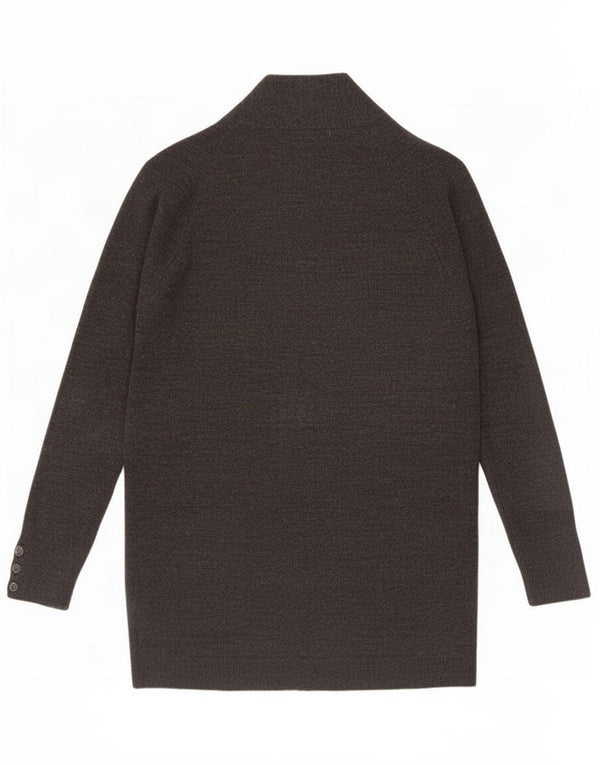 Marks & Spencer Suéter Cárdigan Abierto Largo para Mujer UK 10 Small Grey