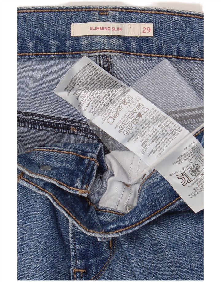 Levi's Vaqueros Slim Adelgazantes Mujer W29 L31 Algodón Azul