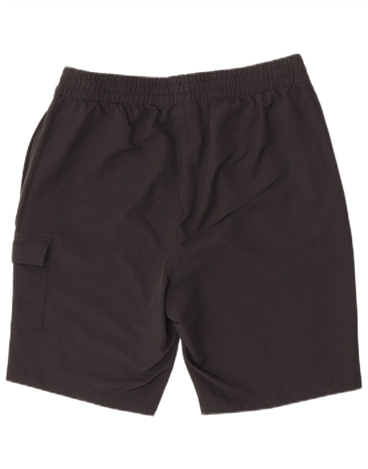Pantalones cortos deportivos Umbro Brentford FC para hombre, poliéster negro mediano