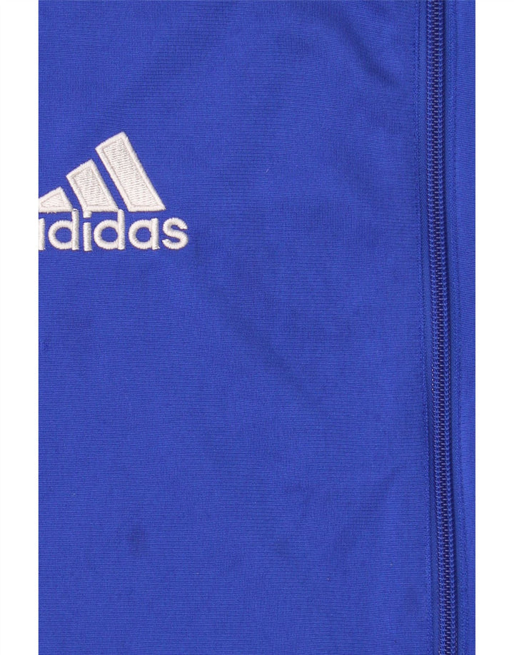 Adidas Hombre Chándal Top Jacket XL Azul Colorblock Poliéster