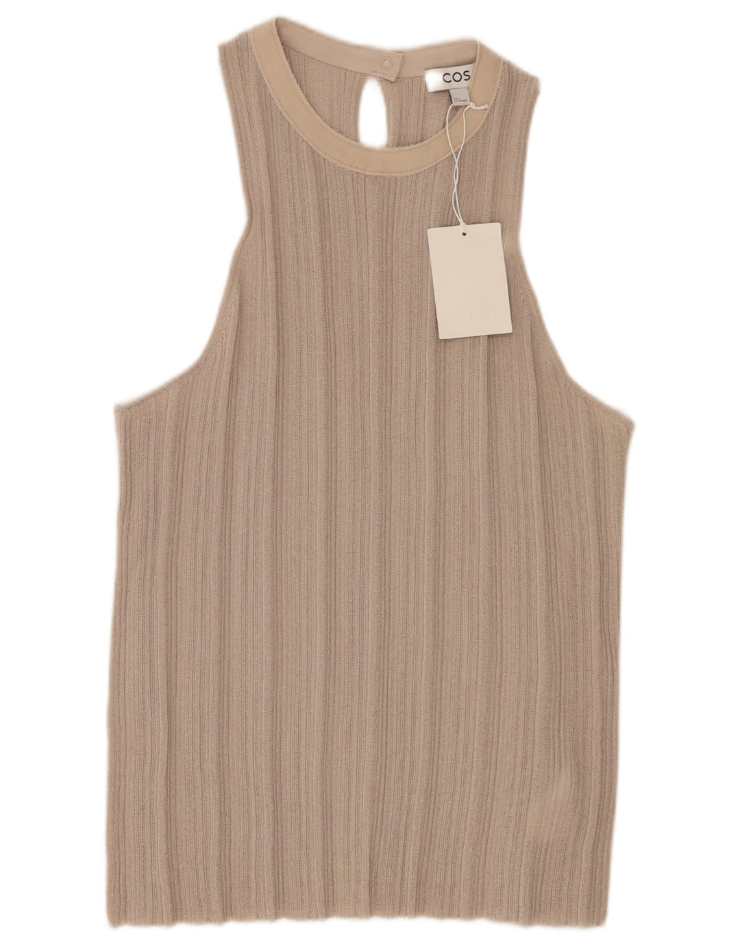 Cos Chaleco para mujer Top UK 16 Acetato gris grande
