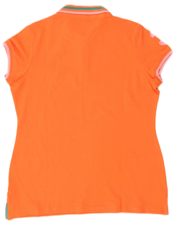 Asociación de Polo de EE. UU. Polo gráfico para mujer UK 46 Large Algodón naranja