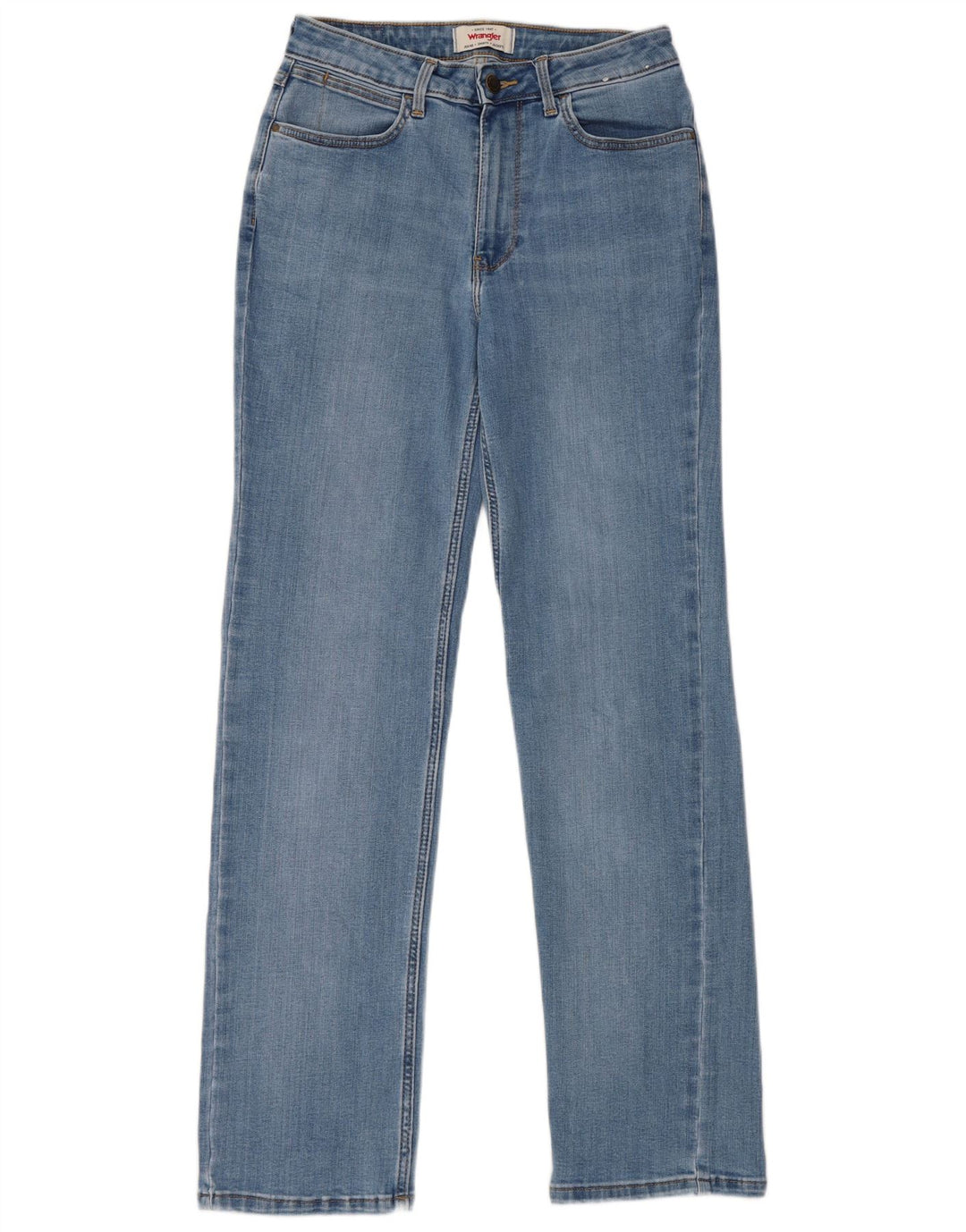 Vaqueros Wrangler Mujer Rectos W27 L32 Azul Algodón