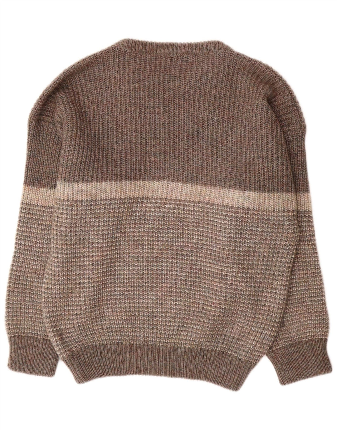 Walker Hombre Jersey De Cuello Redondo Jersey Grande Gris Colorblock Acrílico