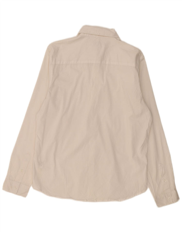 Camisa Hombre M&Co Algodón Blanco Mediano