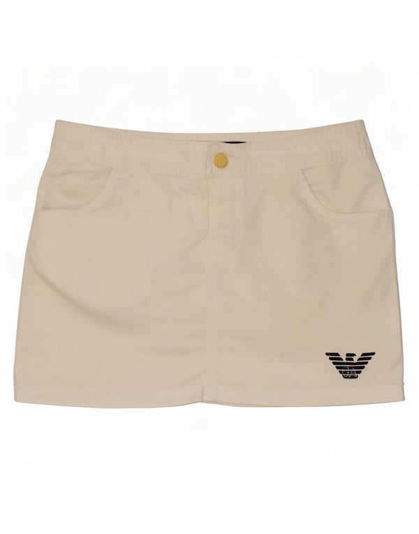 Emporio Armani Traje de baño para mujer Reino Unido 4 XS Algodón blanco