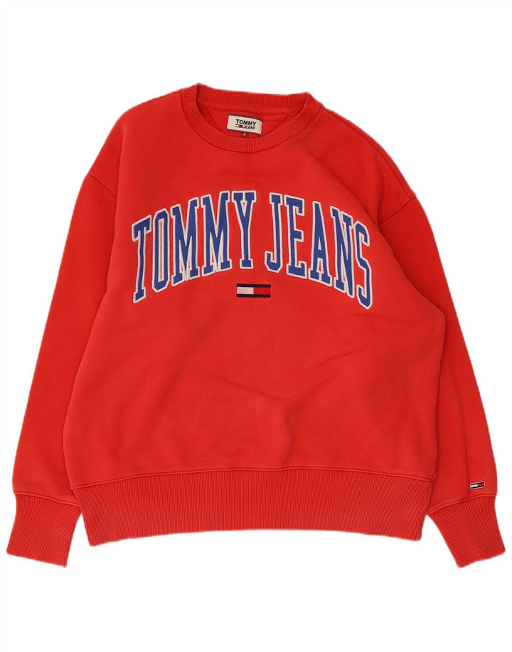 TOMMY HILFIGER Sudadera gráfica para hombre Jumper Small Rojo Algodón