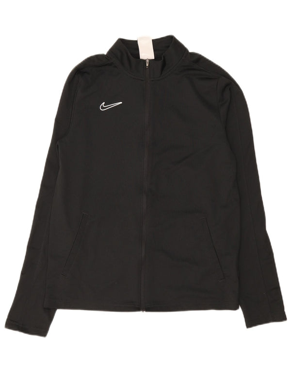 Nike Boys Dri Fit Regular Chándal Top Chaqueta 13-14 años XL Negro Deportes