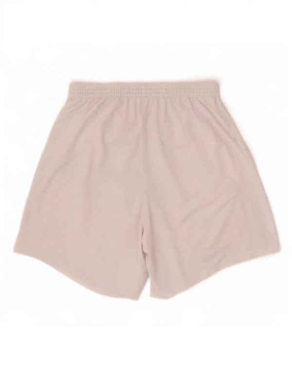 Nike Pantalones cortos deportivos Dri Fit Slim para hombre, poliéster blanco grande
