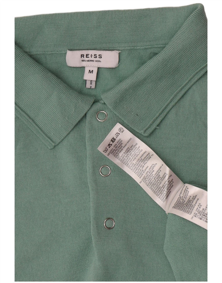 Polo Reiss De Lana Verde Medio Hombre