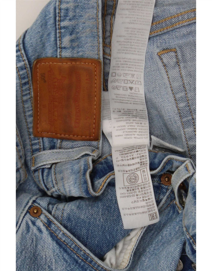 Levi's Hombre 501 Vaqueros Rectos W31 L26 Algodón Azul