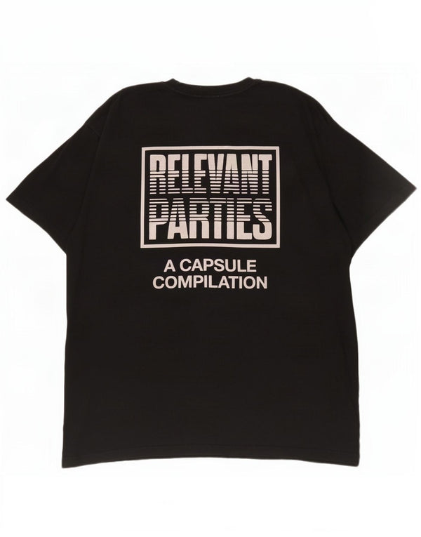 Carhartt Camiseta gráfica para hombre Top XL Algodón negro