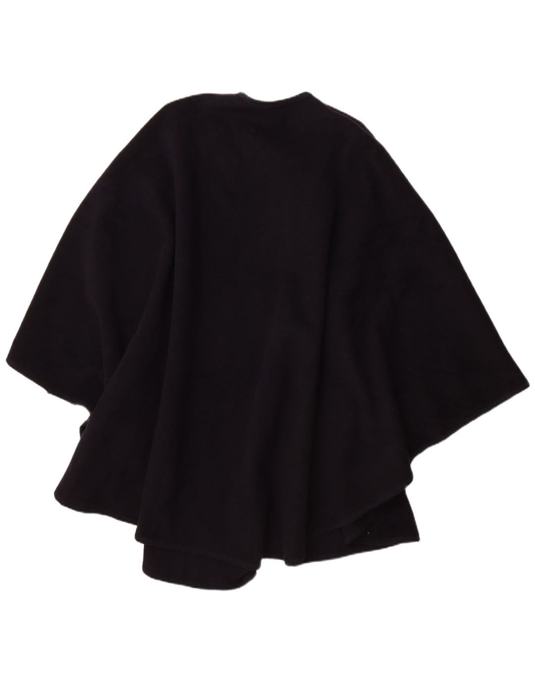 Vintage mujer Poncho abrigo un tamaño azul marino