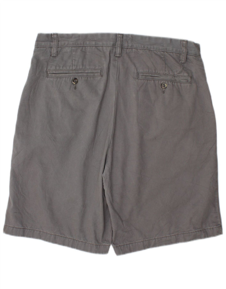 Nautica Pantalones cortos chinos para hombre W32 Algodón gris medio