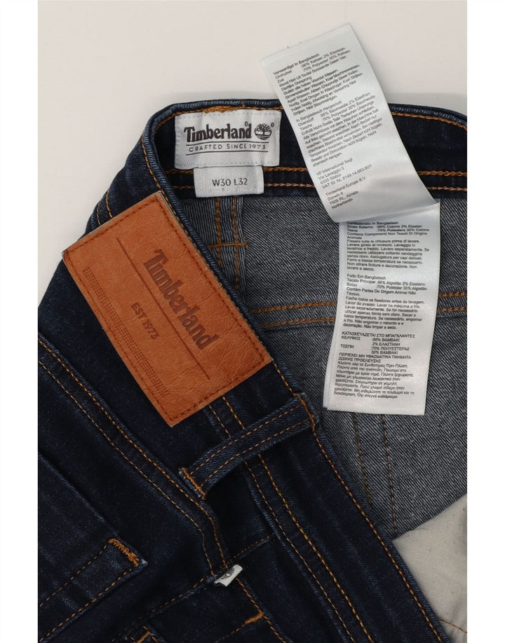 Timberland Jeans Slim para Hombre W30 L32 Algodón Azul Marino