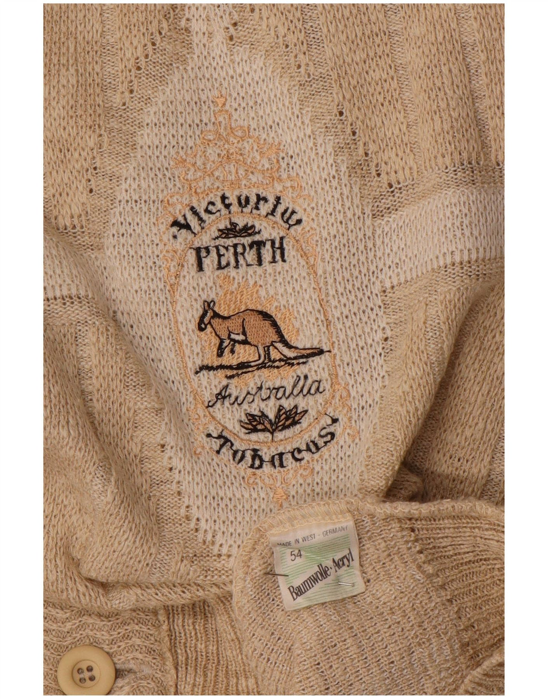 PERTH Cárdigan para hombre IT 54 XL Lana beige