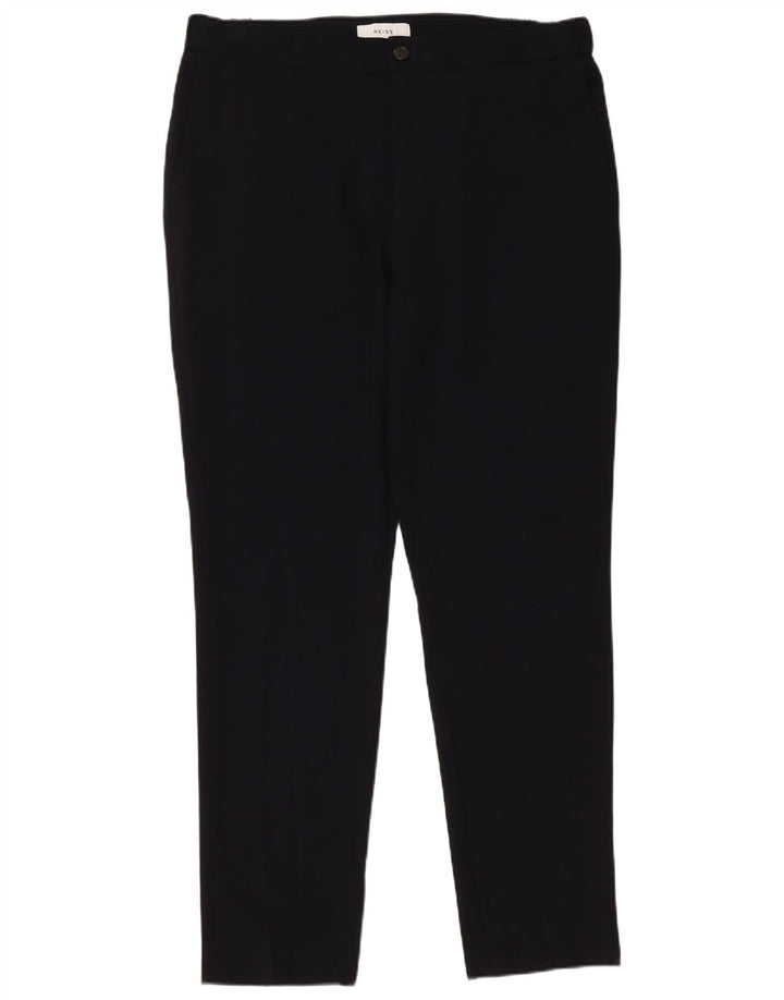 Pantalón chino recto Reiss para mujer W34 L30 Poliéster azul marino