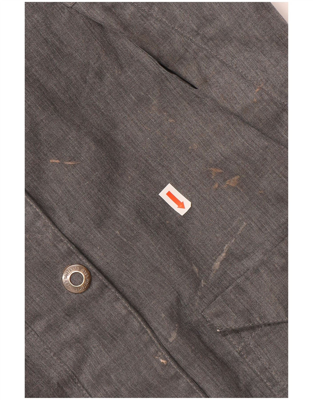 JACK WOLFSKIN Chaqueta parka con capucha para mujer UK 10 Small Grey Poliéster