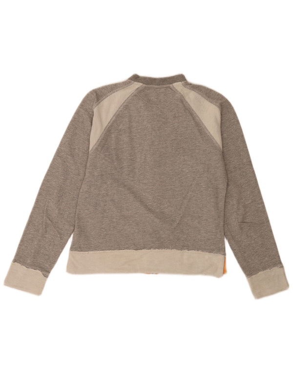Fila Chaqueta de chándal para mujer IT 44 Medium Grey Colourblock Sports
