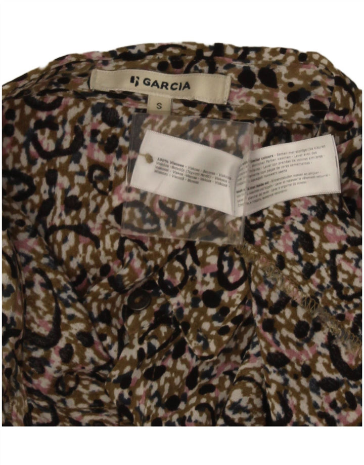 García Camisa con estampado abstracto para mujer UK 10 Small Viscosa multicolor